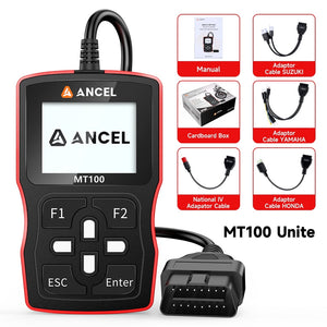 Ancel Mt100 escanner para motocicletas