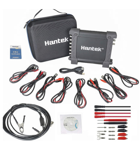 Hantek 1008C PC osciloscopio digital automático de diagnóstico/captura de datos/generador programable, USB, 8 canales