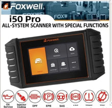 Load image into Gallery viewer, i50PRO Foxwell
Escáner para todos los sistemas y todas las marcas con funciones especiales