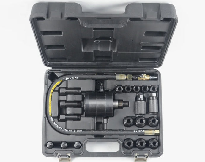 Juego de herramientas de extracción de combustible diesel de 22PCS para inyectores Fuente de aire 0.5-0.8bars