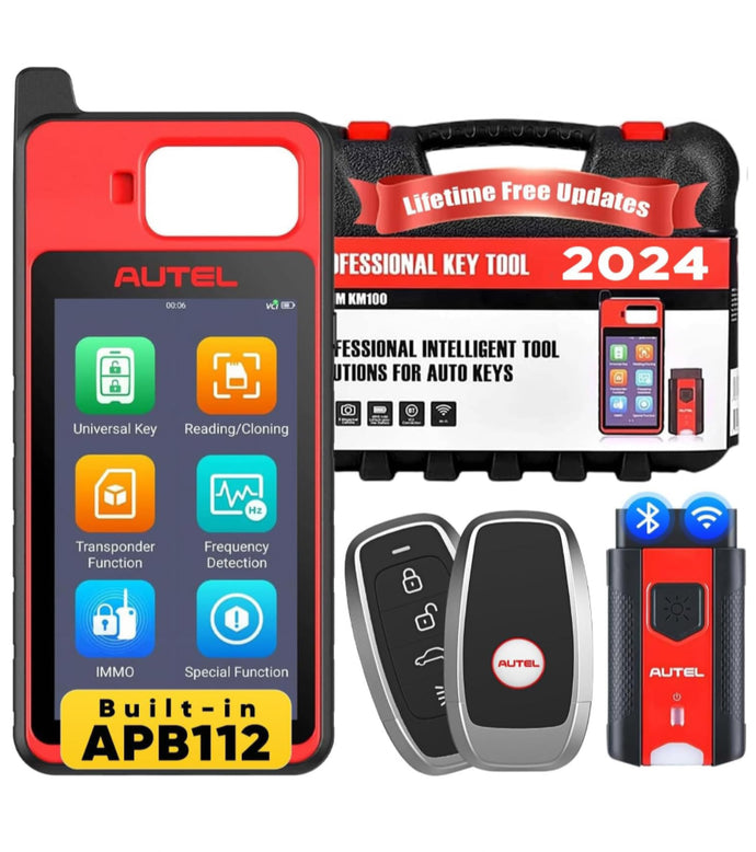 Autel MaxiIM KM100, herramienta de programación de llavero, programador Autel Key, actualizaciones gratuitas de por vida, generación de teclas 60S, detección de frecuencia de clonación