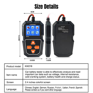 Tester para Baterias Automotriz,UPS y solares/ modelo 2024