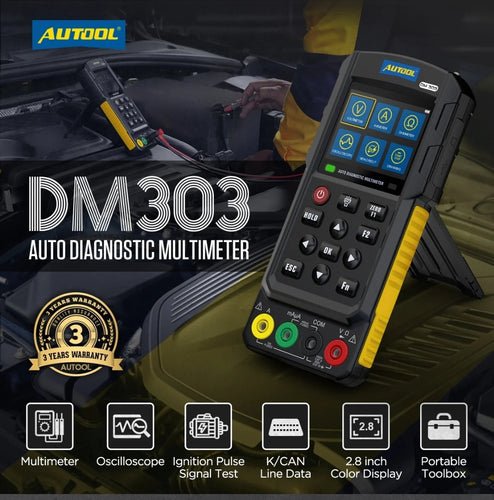 Dm303 Autool Multimetro automotriz