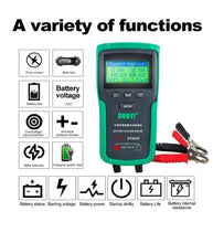 Cargar imagen en el visor de la galería, DUOYI DY2015 - Probador de carga de batería automático de 12 V, 100-1700 CCA probador de carga automotriz, analizador de batería digital