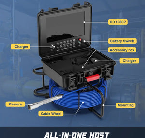 Cámara de Inspección para Alcantarillas 50 metros de cable ,wifi.