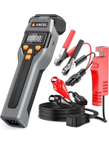 ANCEL LT70 Luz de sincronización digital automotriz, pistola de luz de encendido inductivo con tacómetro, prueba de avance, permanencia y voltaje, LED de alto brillo y carga tipo C,