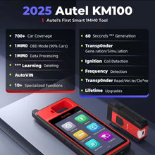Load image into Gallery viewer, Autel MaxiIM KM100, herramienta de programación de llavero, programador Autel Key, actualizaciones gratuitas de por vida, generación de teclas 60S, detección de frecuencia de clonación