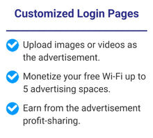 Cargar imagen en el visor de la galería, Router inteligente para publicidad via wifi