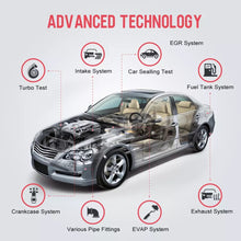 Cargar imagen en el visor de la galería, Ancel S100 Detector de fugas de máquina de humo EVAP automotriz con adaptador de puerto de servicio, medidor de flujo ajustable de 12 V, probador de humo de vacío