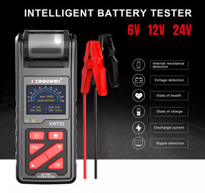 Kw720 Konnwei tester para baterias automotriz con impresor