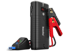 Cargar imagen en el visor de la galería, Imazing Arrancador portátil de coche – 2000 A pico 18000 mAh (hasta 8.0 L de gas o motor diésel de 7.5 L) Paquete de alimentación portátil de 12 V con cables de puente indicadores, control de calidad 3.0 y luz LED