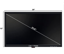 Load image into Gallery viewer, IPCamPower POE Powered CCTV HDMI Monitor 21.5&quot; 1080p 12V DC salida de alimentación