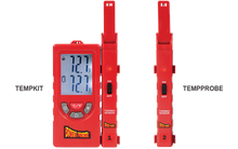 Cargar imagen en el visor de la galería, Power Probe Kit de sonda de temperatura (TEMPKIT) [Termómetro digital de doble zona, lecturas de temperatura inalámbricas, accesorio de sonda inalámbrico adicional]