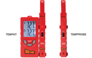 Power Probe Kit de sonda de temperatura (TEMPKIT) [Termómetro digital de doble zona, lecturas de temperatura inalámbricas, accesorio de sonda inalámbrico adicional]