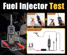 Cargar imagen en el visor de la galería, GT102, probador de circuito automotriz de 6 V 40 V CC para voltímetro, prueba de tierra, activación de componentes, localización corta, prueba de relé y prueba de inyector de combustible y limpieza