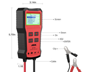 Tester para Baterias  Automotriz Ancel bst100