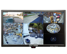 Load image into Gallery viewer, IPCamPower POE Powered CCTV HDMI Monitor 21.5&quot; 1080p 12V DC salida de alimentación