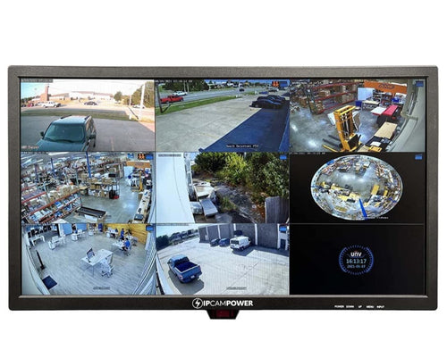 IPCamPower POE Powered CCTV HDMI Monitor 21.5