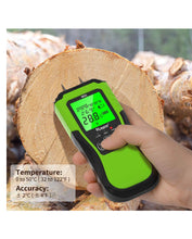 Cargar imagen en el visor de la galería, Huepar Medidor digital de humedad de madera, detector de fugas de agua tipo pin con 2 modos de medición, 8 tipos de probador de humedad de madera