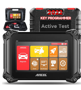 ANCEL V6 Pro Herramienta de escaneo bidireccional, herramienta de diagnóstico OBD2 más reciente 2022, programador de llavero, lector de códigos de automóvil para todos los vehículos, más de 15 servicios ABS purgado/TPMS/EPB/IMMO/DPF/SAS/batería/engranaje