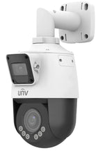 Cargar imagen en el visor de la galería, Uniview 2*2MP Lighthunter Cámara PTZ de red de doble lente